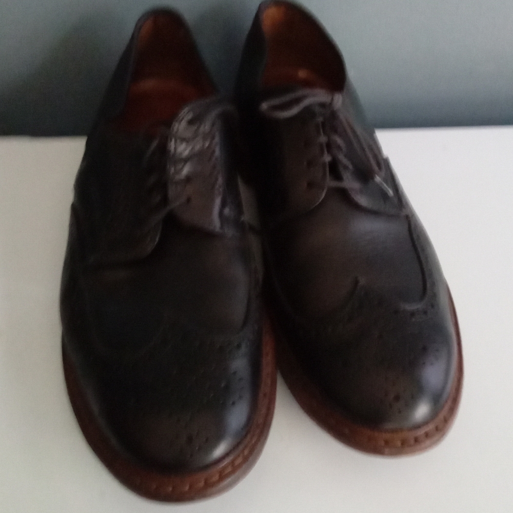 Mens Classic‎ Wingtip Brogue Leather Dress Shoes Lace Up Oxford Formal